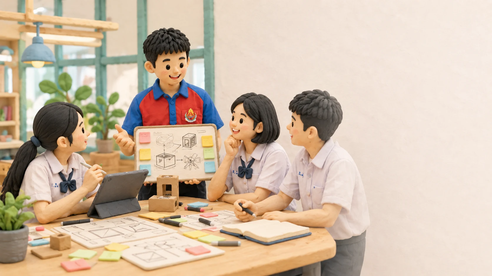 นักเรียนทำโปรเจกต์สร้างสรรค์